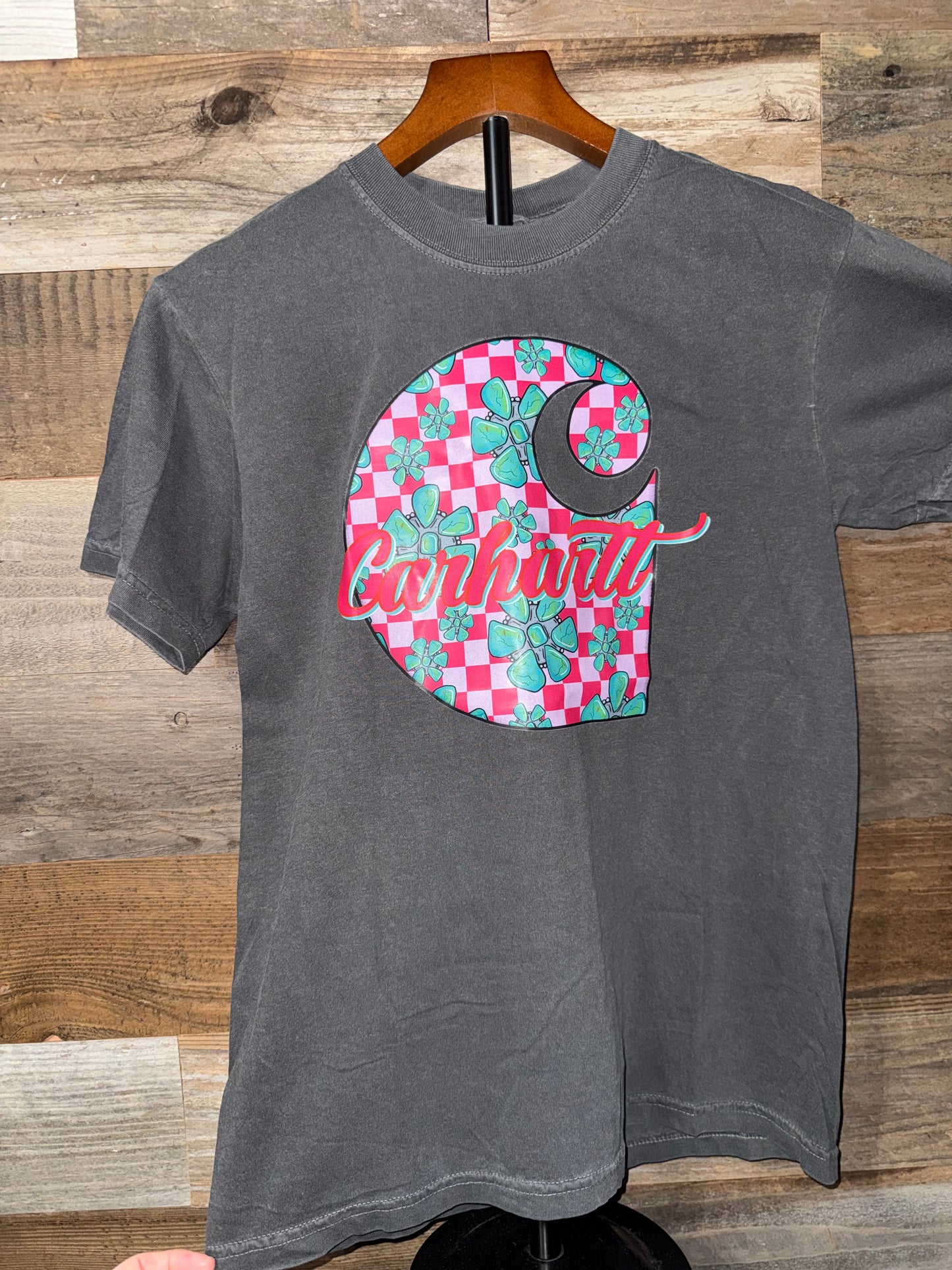 Checkered C**hartt Tee