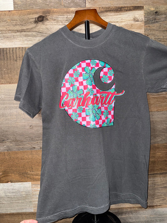 Checkered C**hartt Tee