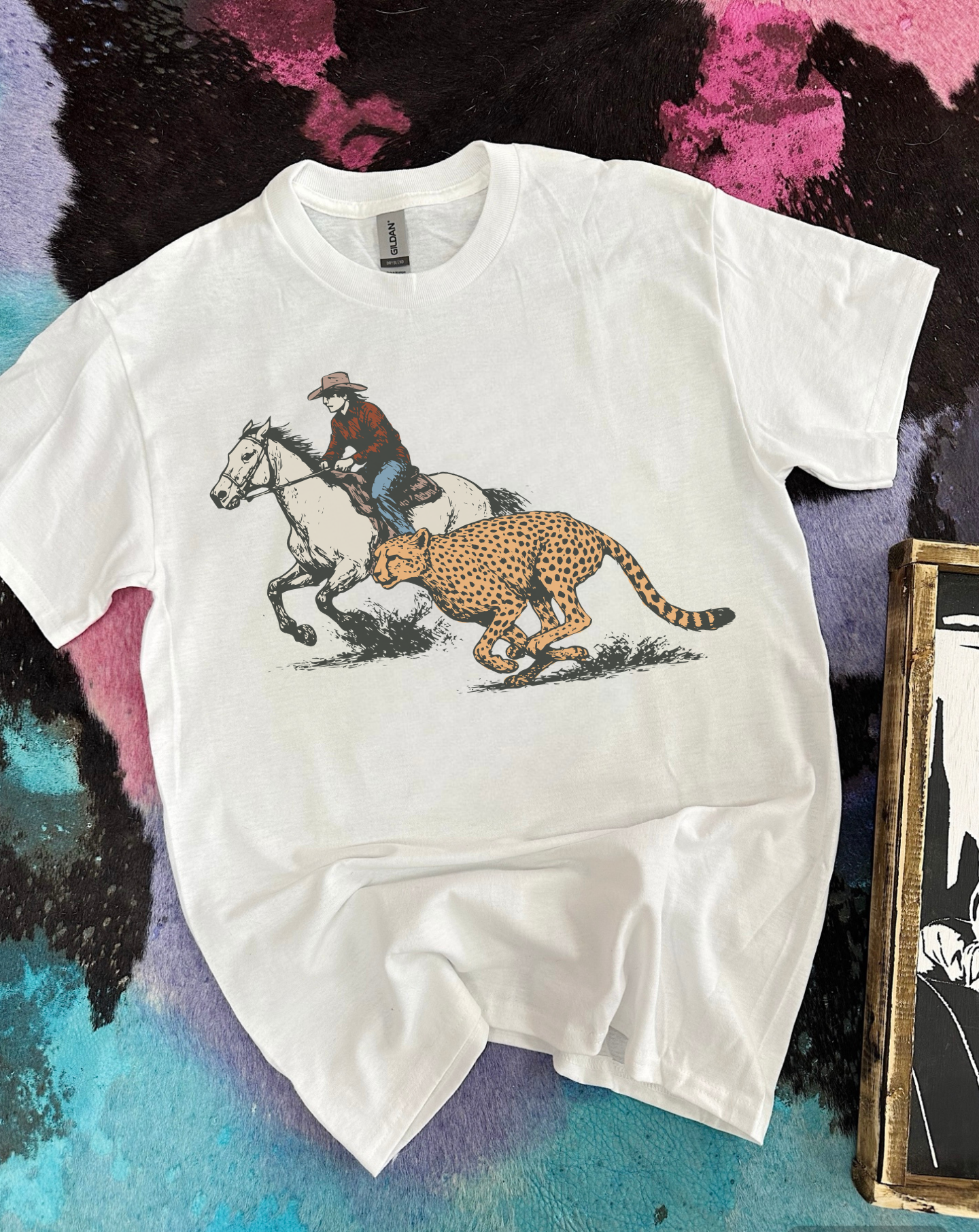 Runnin’ Wild Tee or Crewneck