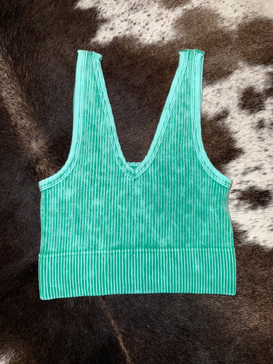 Zenana Non-Padded Cropped Tanks