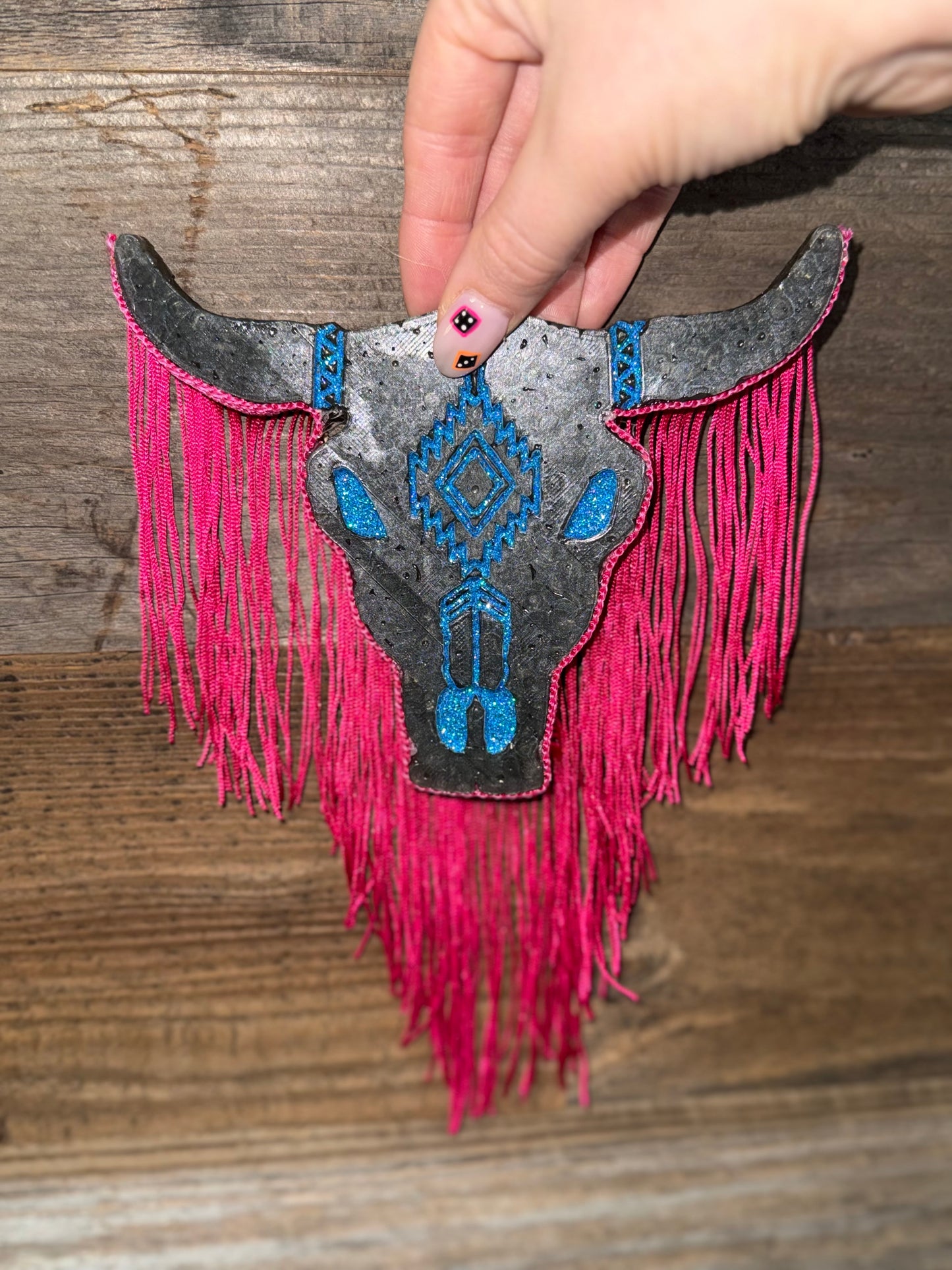 Large Bull-skull Fringed Freshies