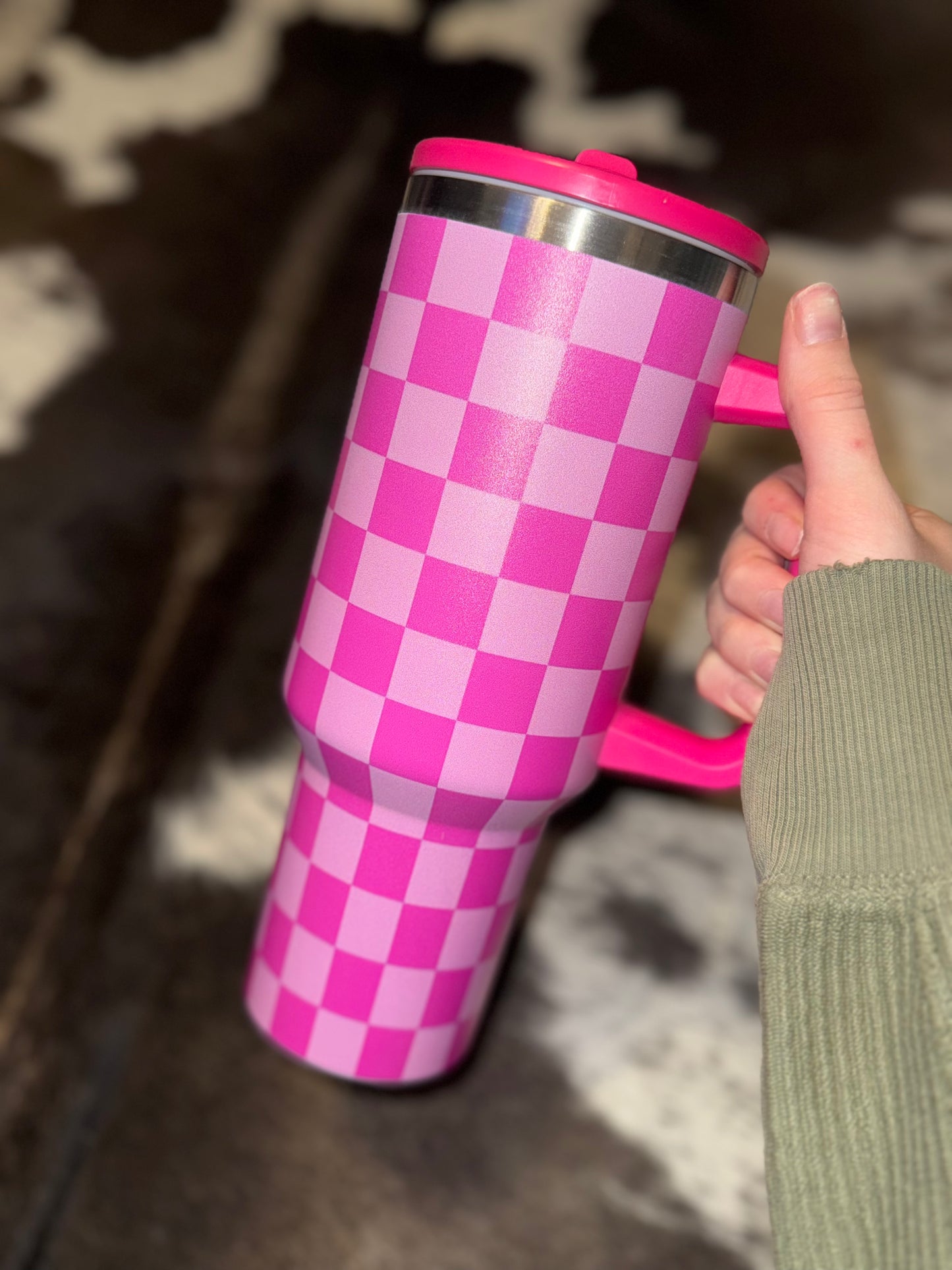Spill-proof 40 oz Western Tumblers