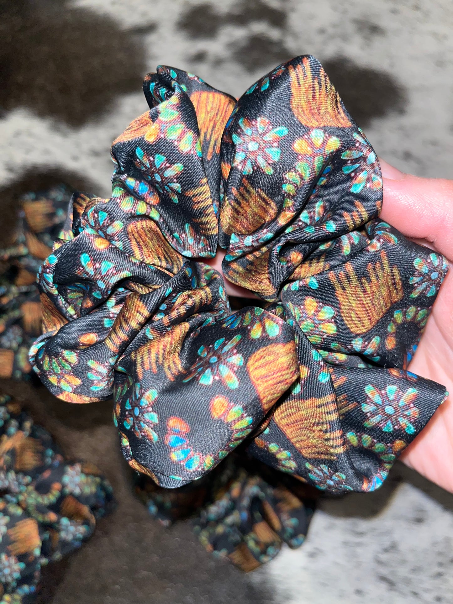 Western Hair Scrunchies