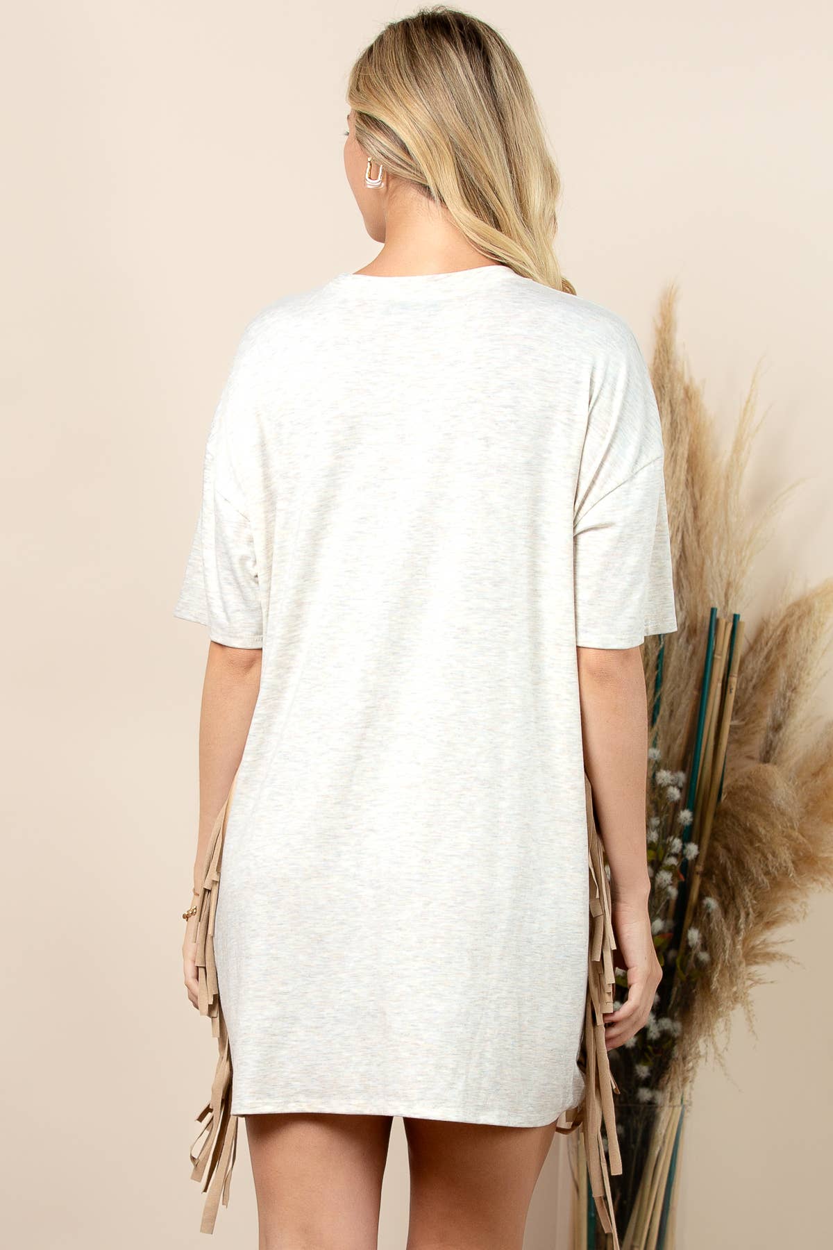 Rodeo Nights Fringe T-Shirt Dress